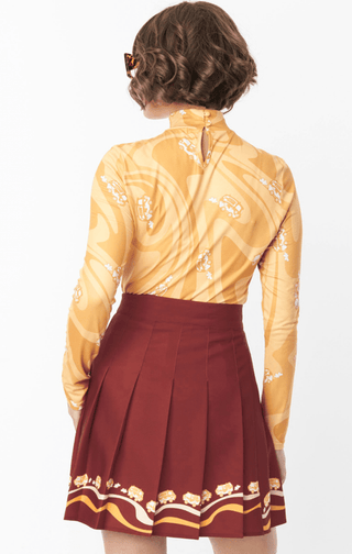 Scooby Doo Pleated Mini Skirt - FINAL SALE - Sincerely Betty