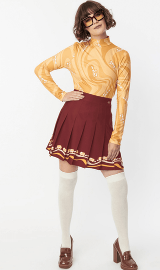 Scooby Doo Pleated Mini Skirt - FINAL SALE - Sincerely Betty