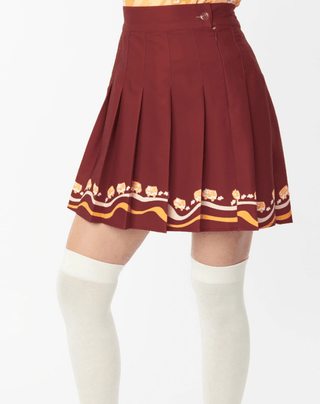 Scooby Doo Pleated Mini Skirt - FINAL SALE - Sincerely Betty