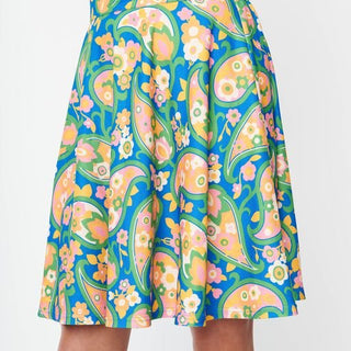 Sweet Talk Mod Paisley Skirt - FINALSALE - Sincerely Betty